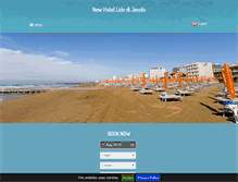 Tablet Screenshot of newhoteljesolo.com